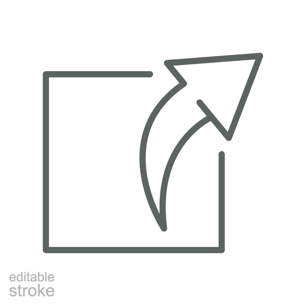 Action sign, deploy, business line icon. Deployment, Devops, development operations. Release Software engineering practice. Editable stroke Vector illustration. Design on white background. EPS 10