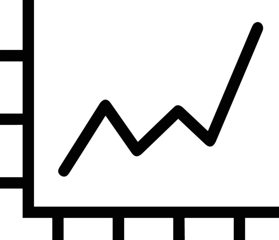 Growth business icon symbol vector image. Illustration of the progress outline infographic strategy  development design image