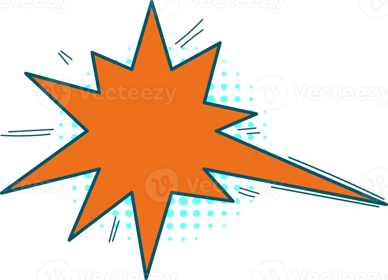 Bubbles for speech design, Transparent background. png