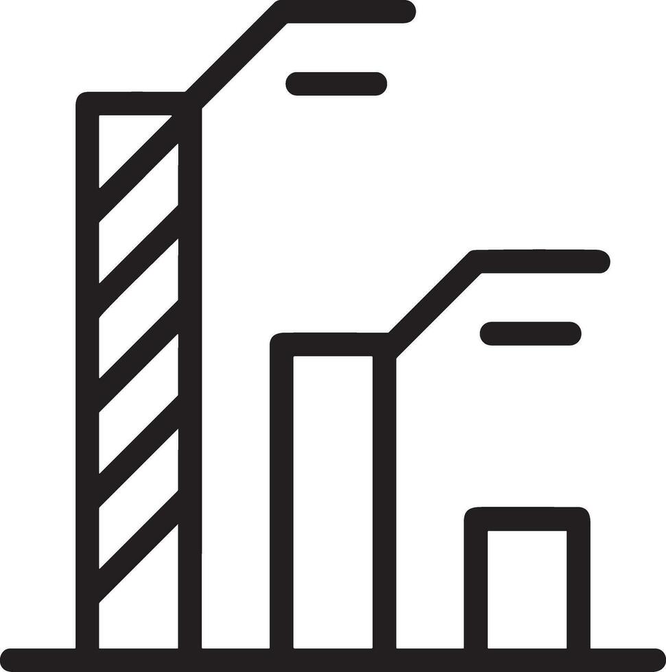 Growth business icon symbol vector image. Illustration of the progress outline infographic strategy  development design image