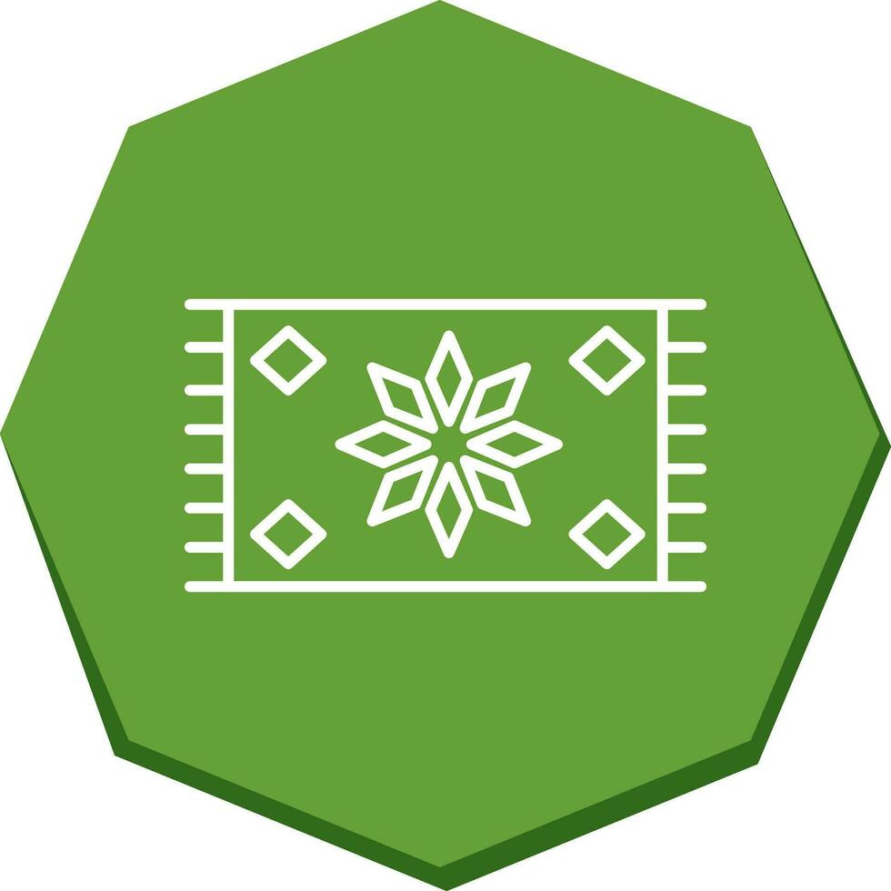 icono de vector de alfombra