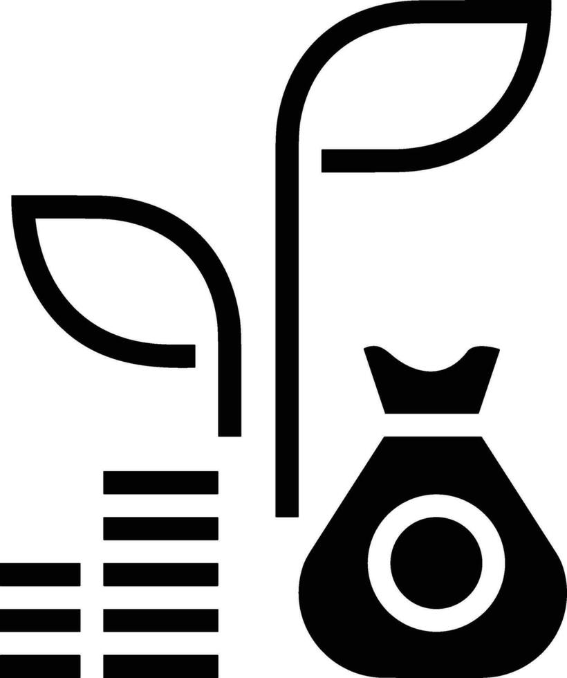 Growth business icon symbol vector image. Illustration of the progress outline infographic strategy  development design image