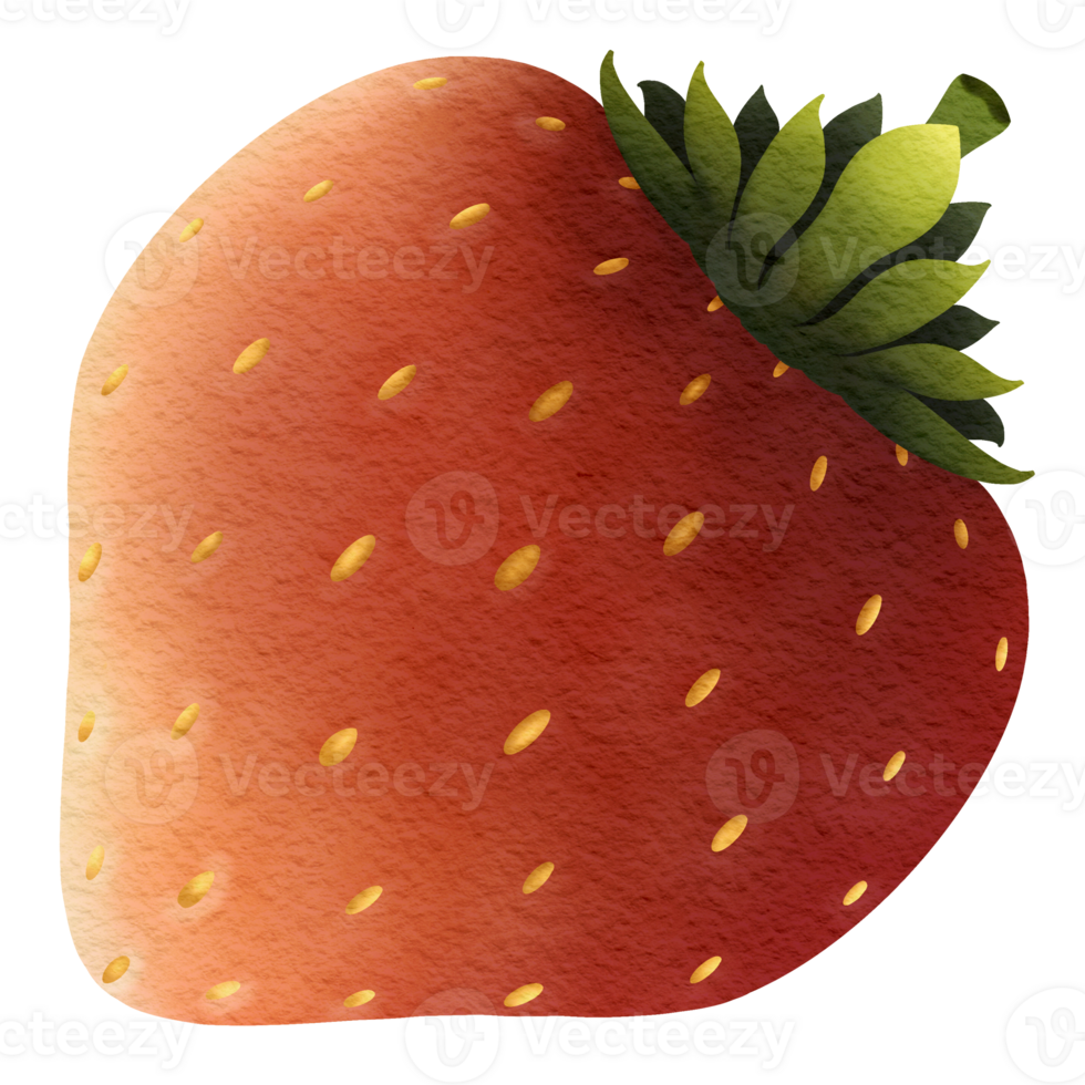 This picture is drawn and painted to look like strawberry. png