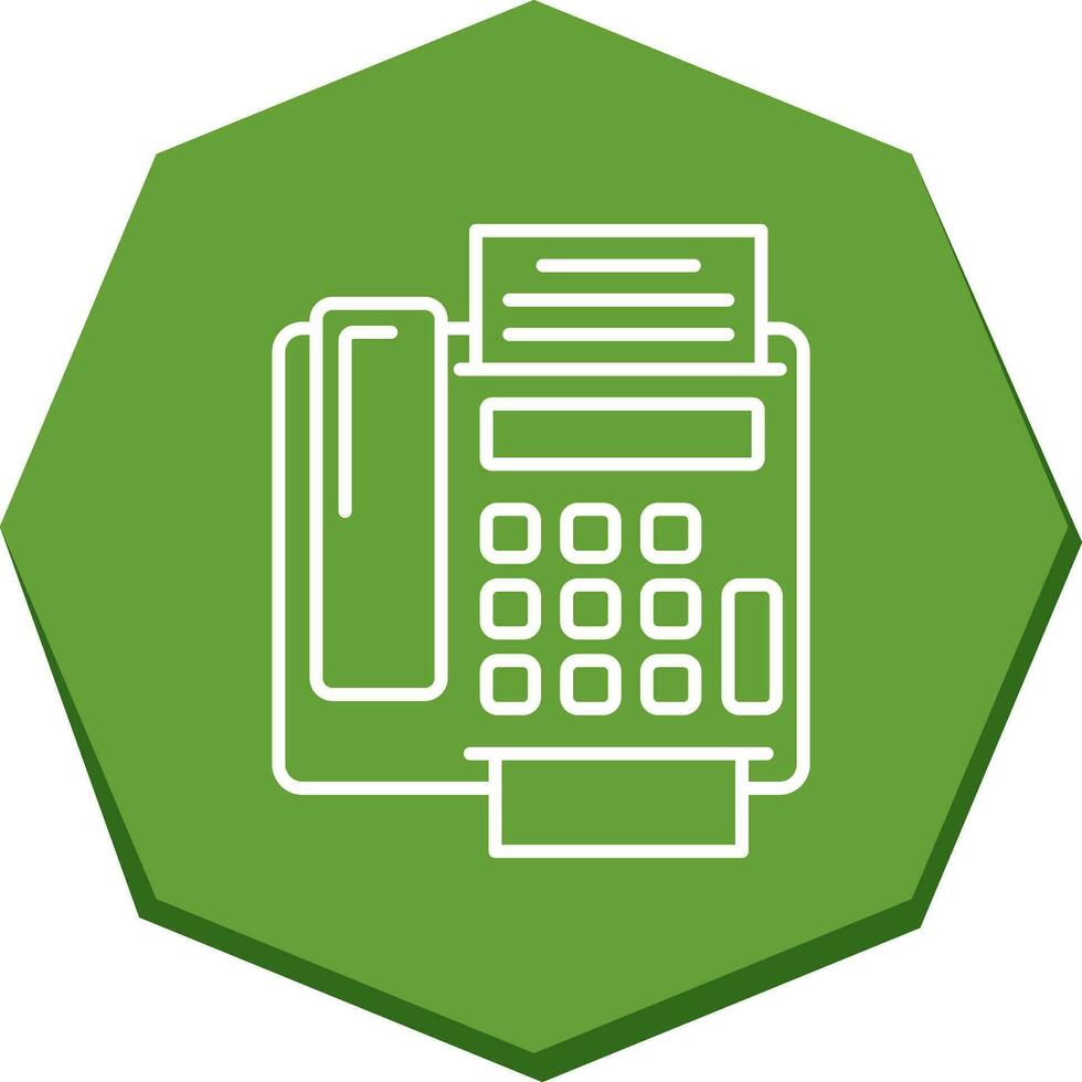 fax Machine Vector Icon