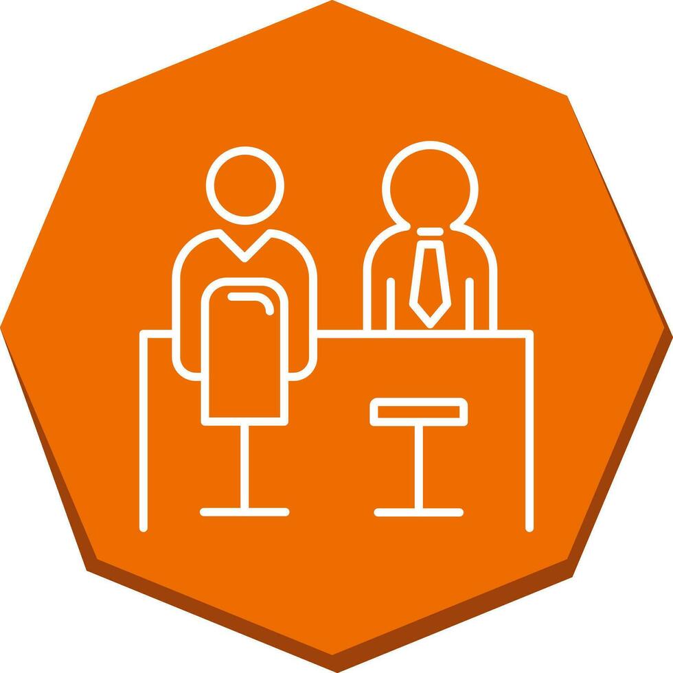 Employee Interview Vector Icon
