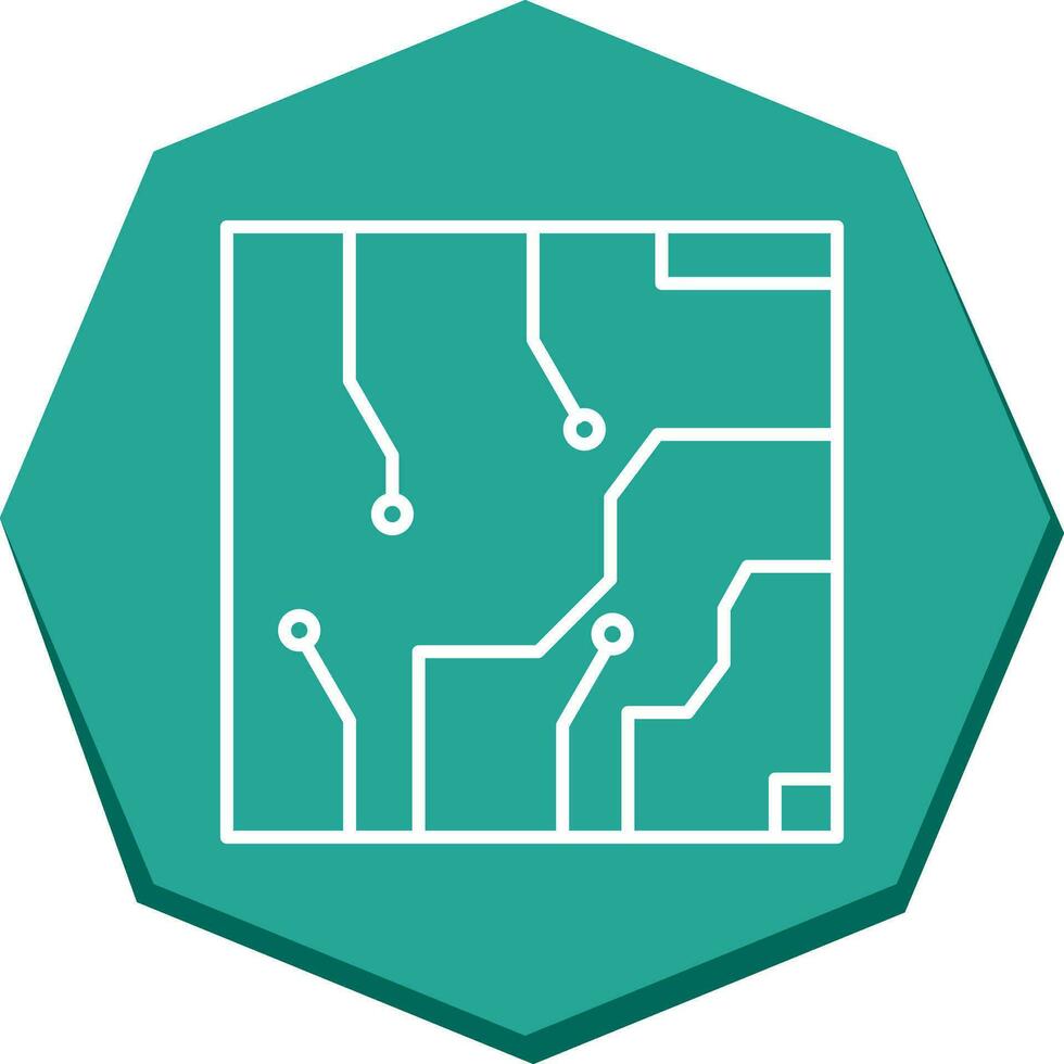 Electrical circuit Vector Icon