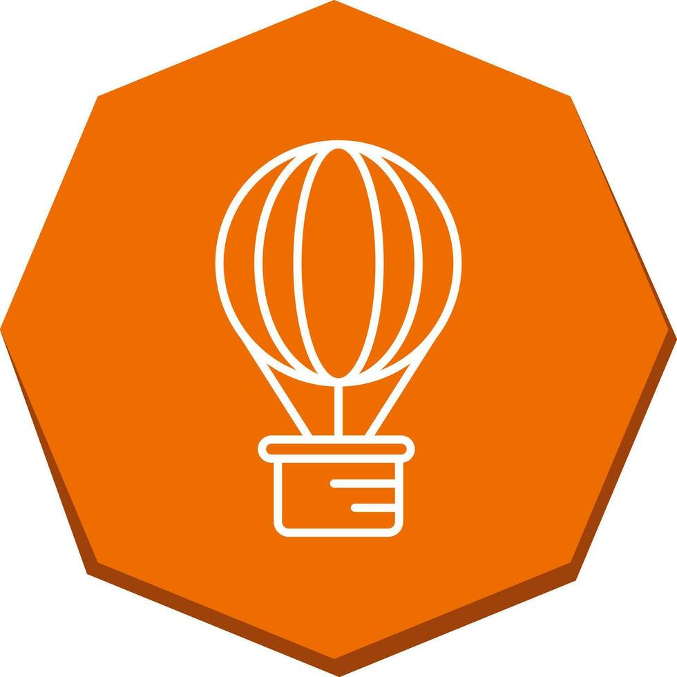 Hot Air Balloon Vector Icon