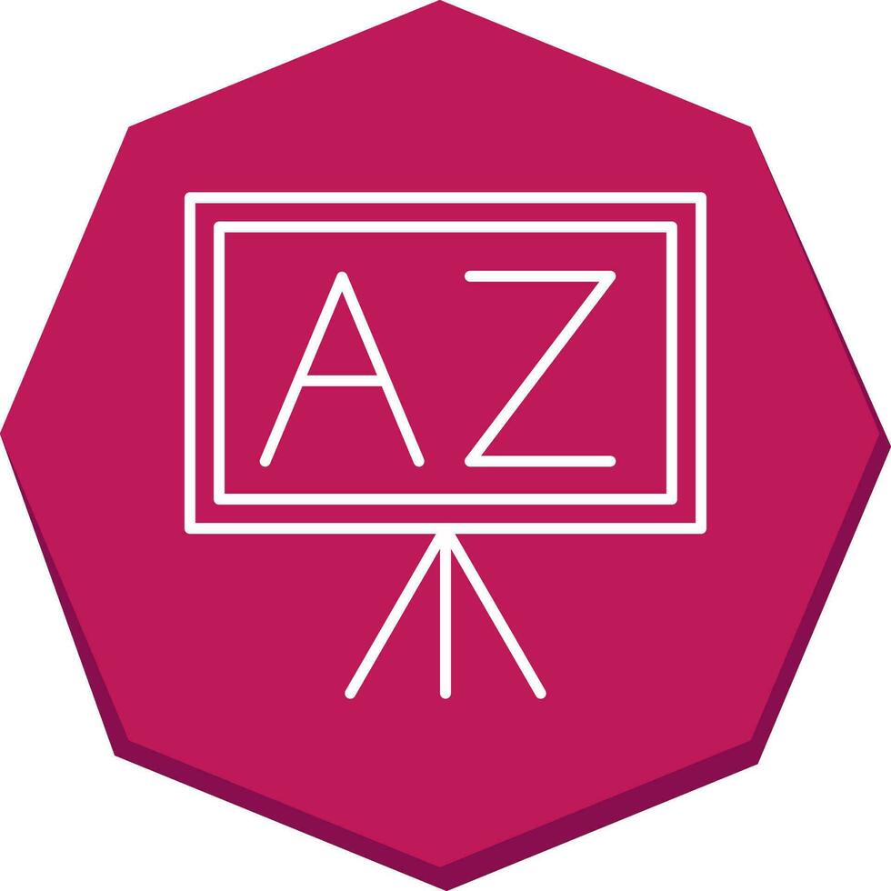 From A To Z Vector Icon