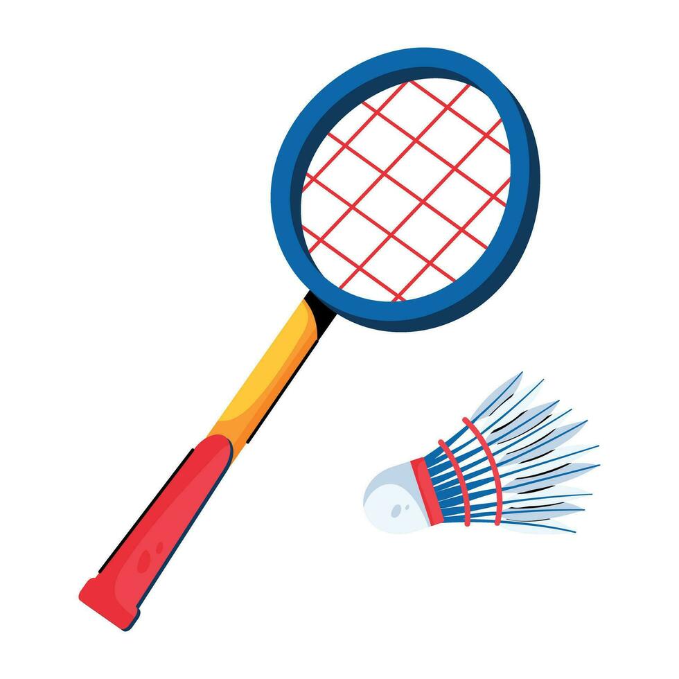 Trendy Badminton Concepts vector