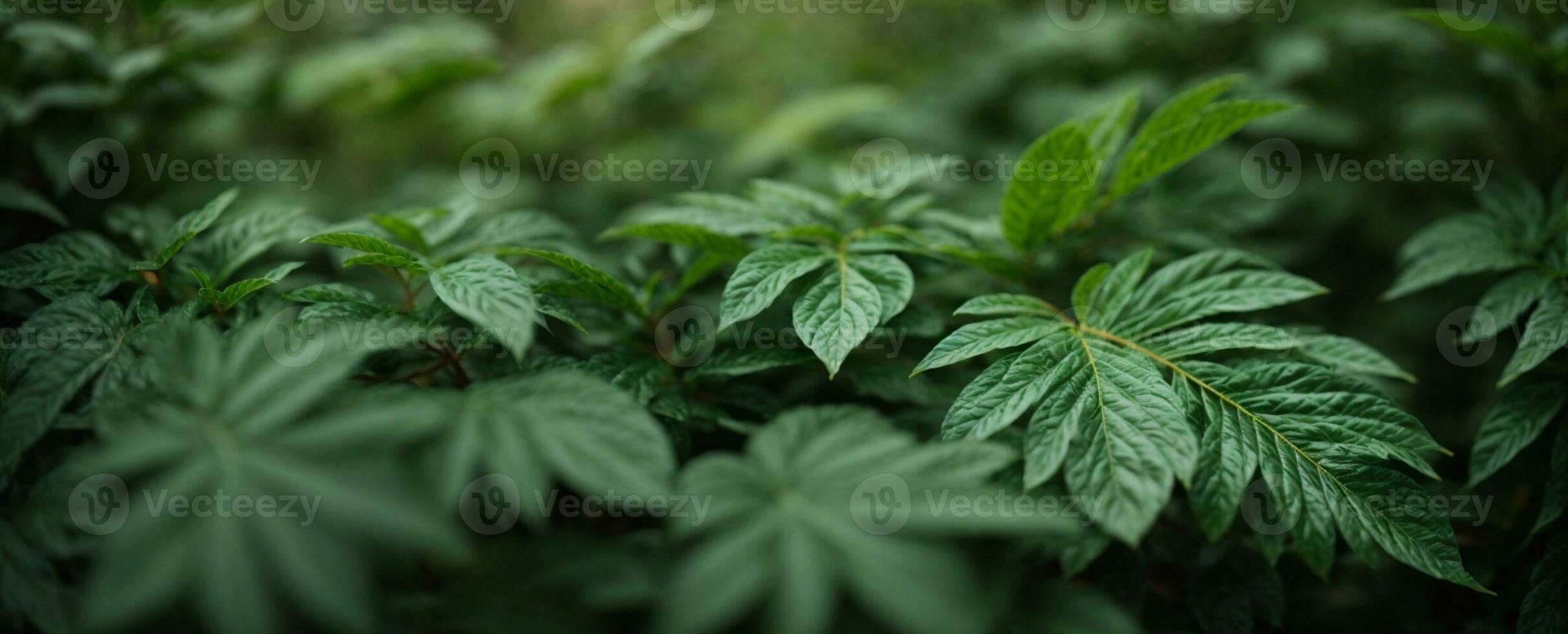 verde follaje textura. ai generado foto