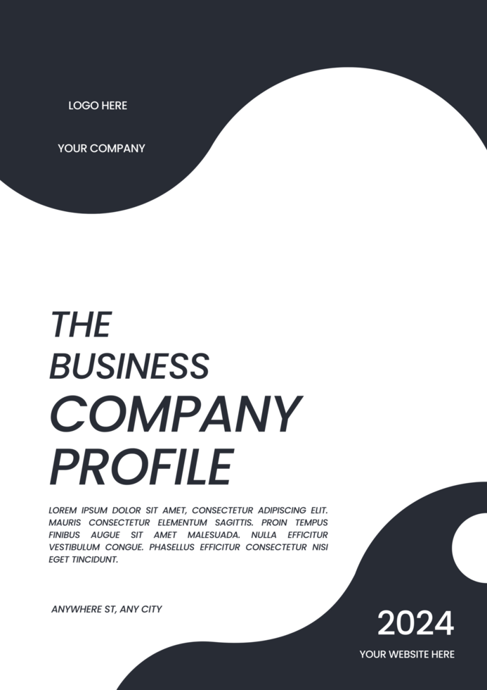Many colours company Profile  Brochure Cover Design Template adept for multipurpose Projects png
