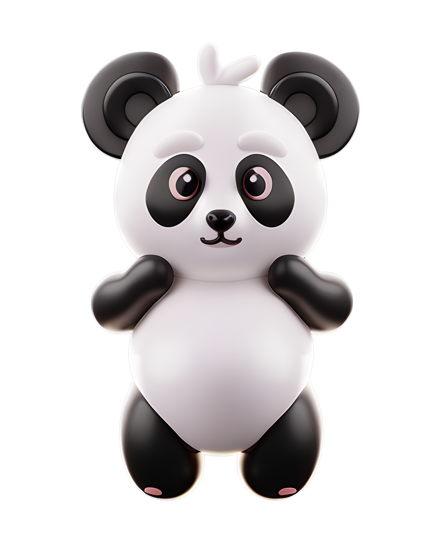 3D Illustration panda 29208696 PNG