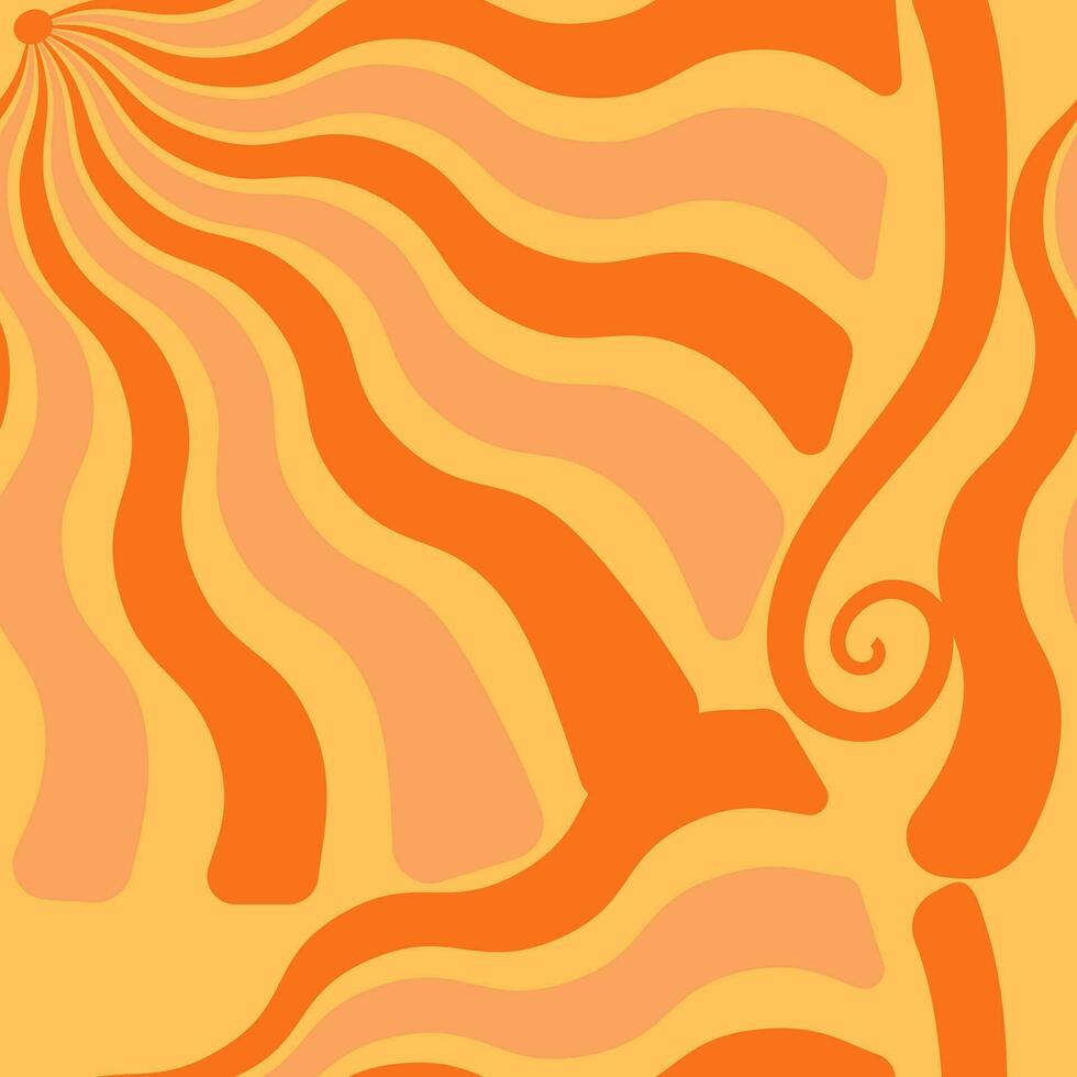 A groovy and psychedelic chessboard backdrop inspired by the 60s and 70s. Perfect for print templates, textiles. vector