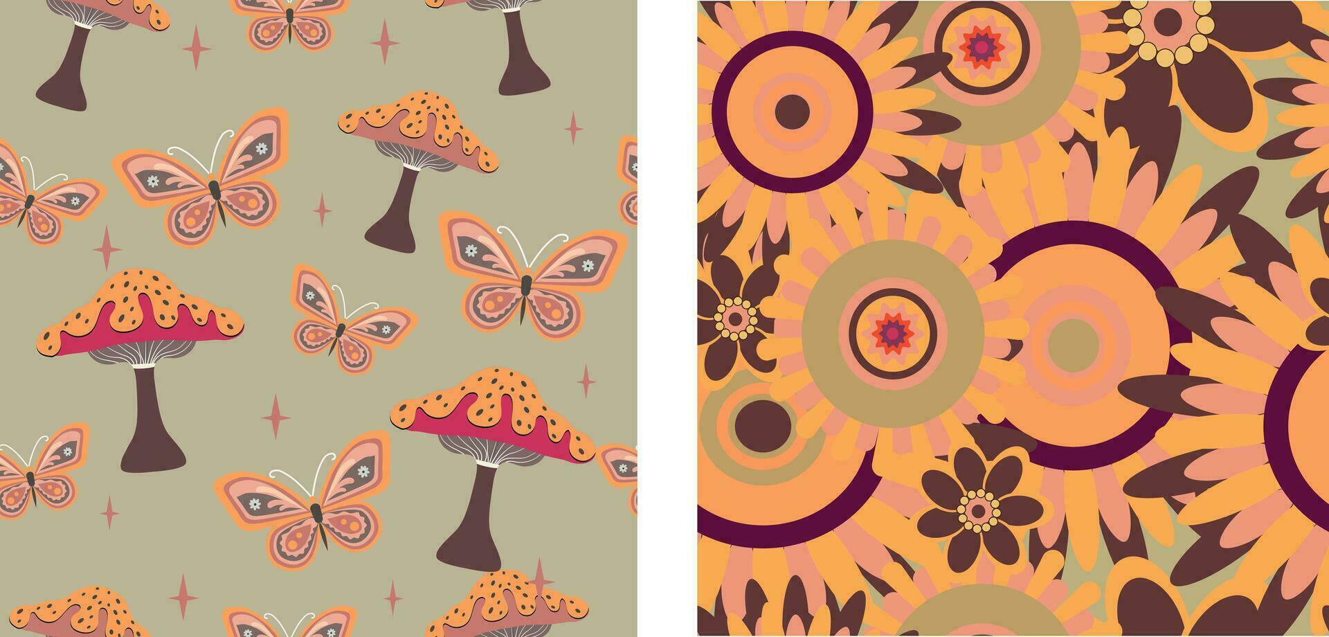 A groovy and psychedelic chessboard backdrop inspired by the 60s and 70s. Perfect for print templates, textiles. vector