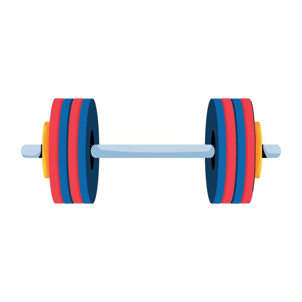 Trendy Barbell Concepts vector