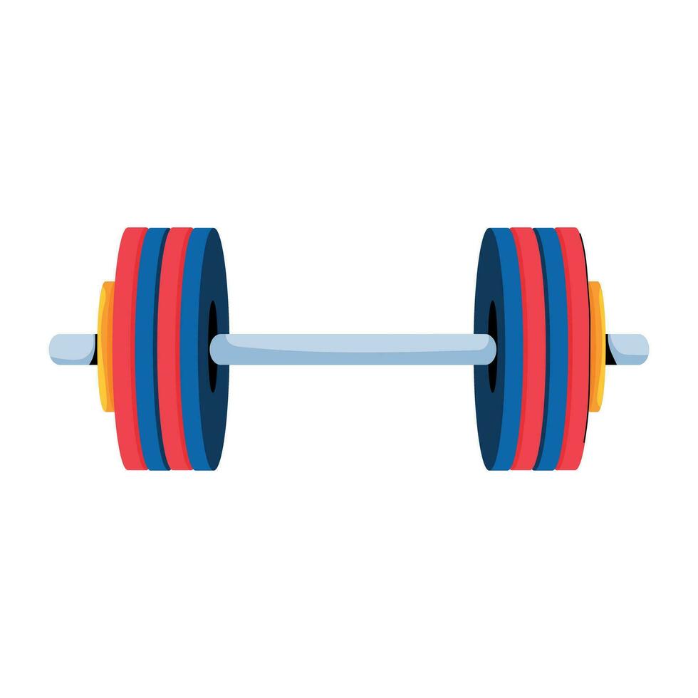Trendy Barbell Concepts vector