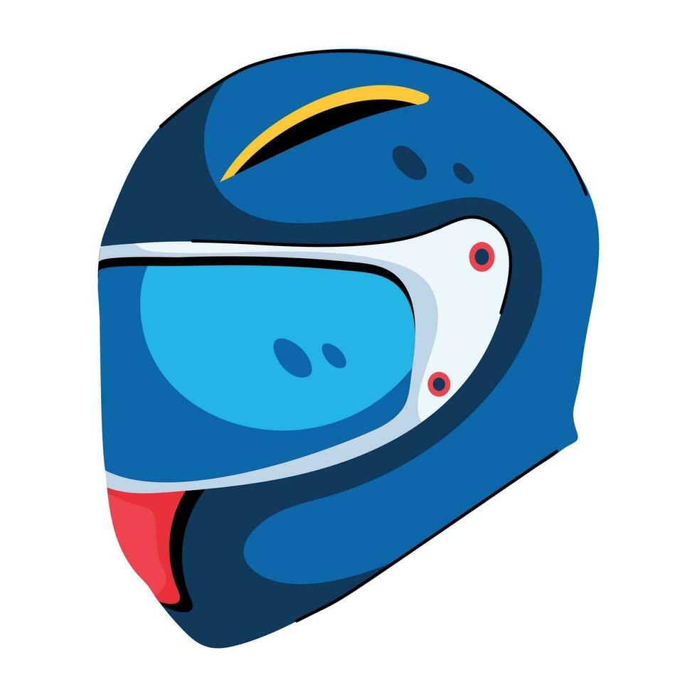 casco de carreras de moda vector