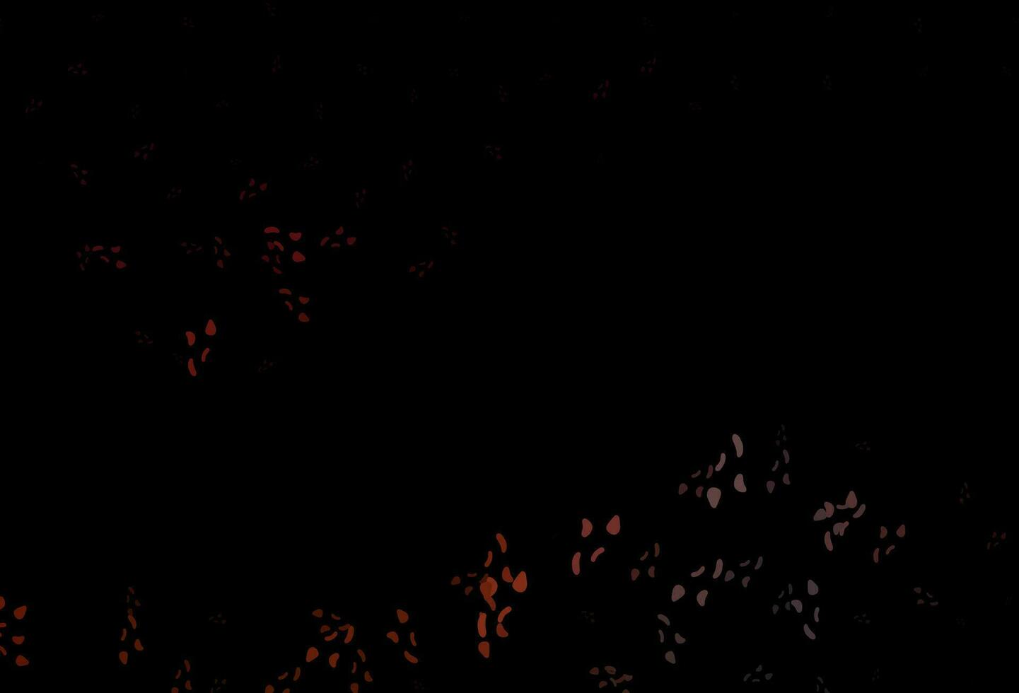 Dark Red vector texture with random forms.