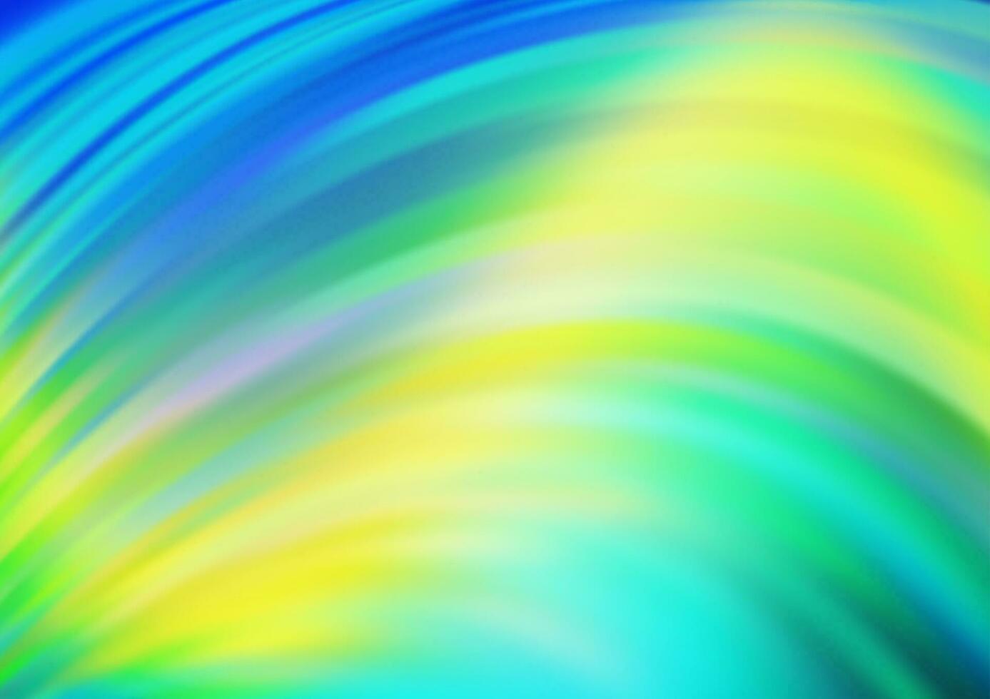 Light Blue, Yellow vector background with bent lines.