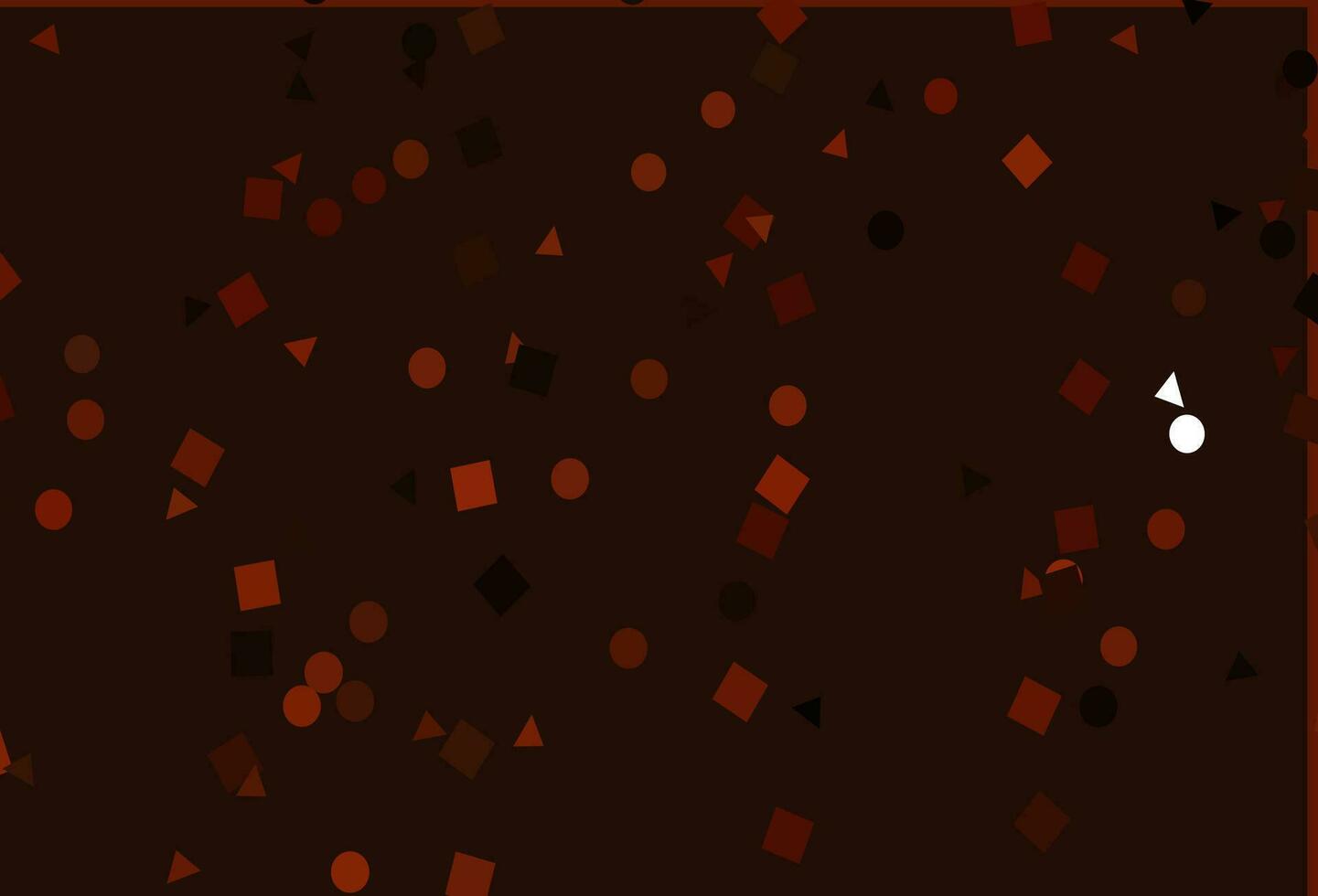 Light Red vector pattern in polygonal style with circles.