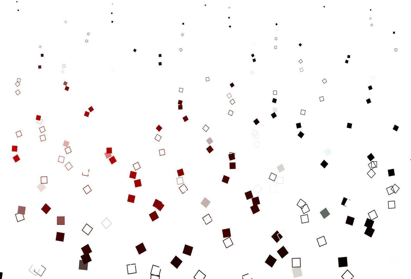 Light Red vector pattern with crystals, rectangles.
