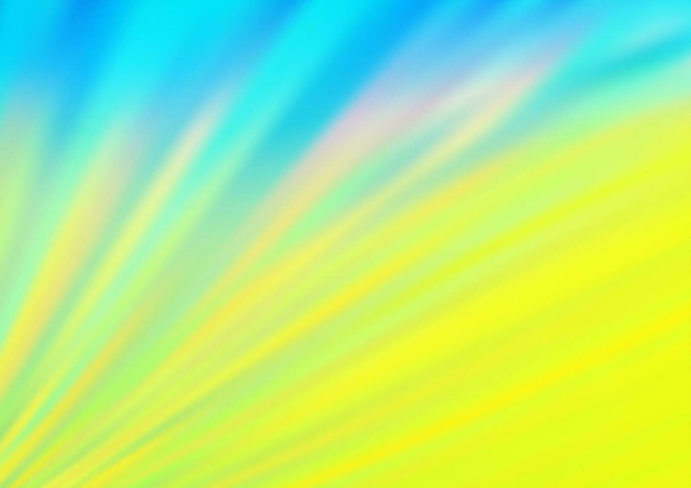 Light Blue, Yellow vector blurred shine abstract pattern.