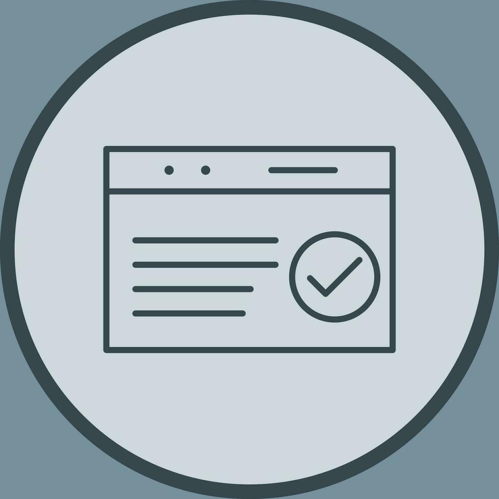 Unique QC Passed Vector Icon