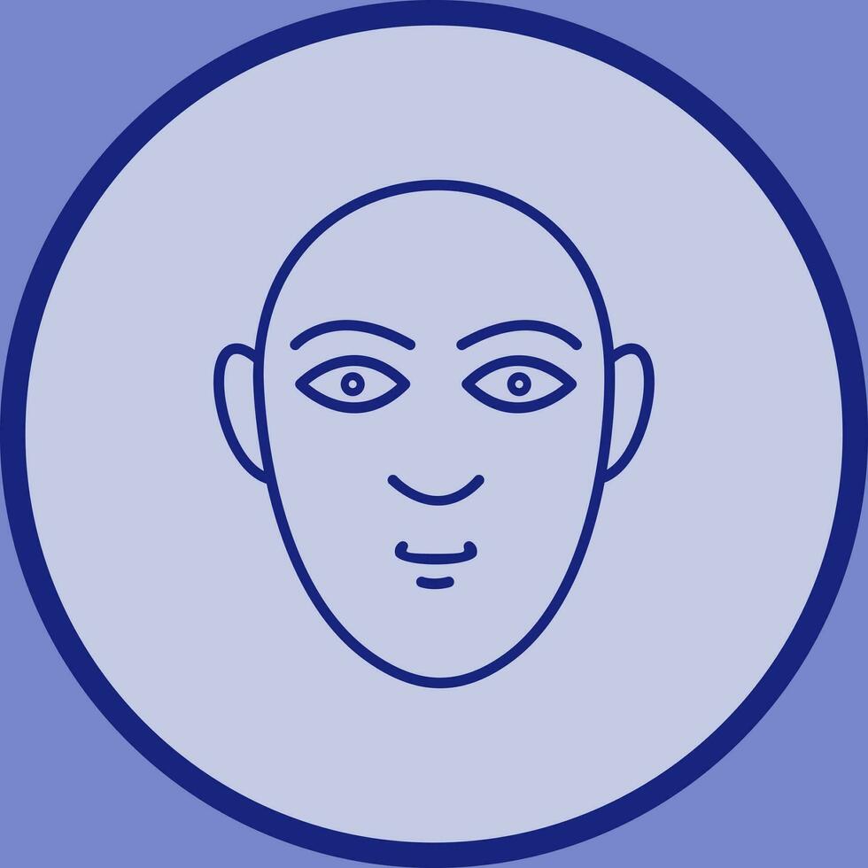 icono de vector de rostro humano