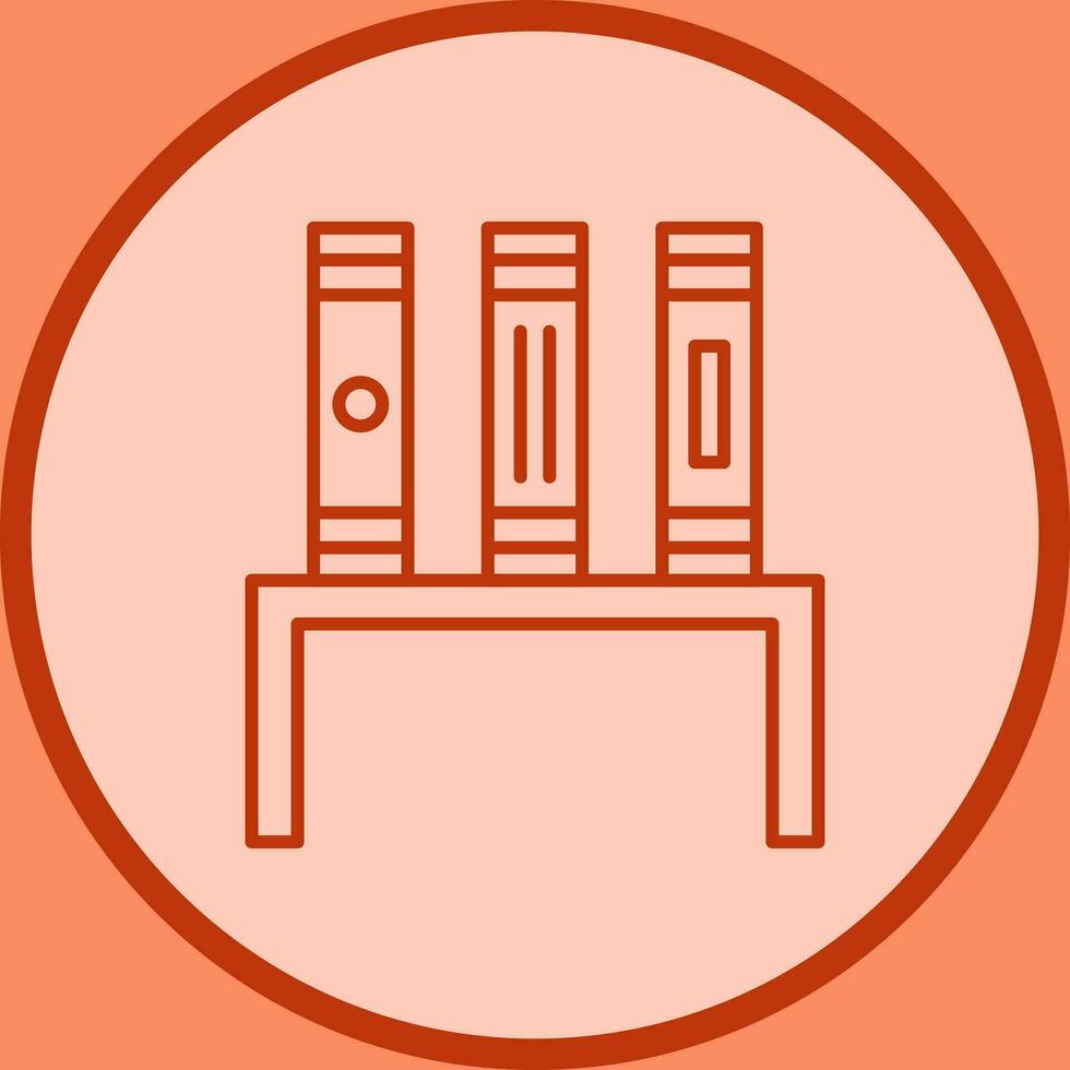 Unique Bookstand Vector Icon