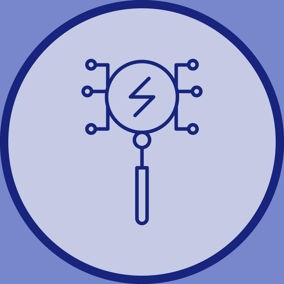 Unique Intelligent Search Vector Icon
