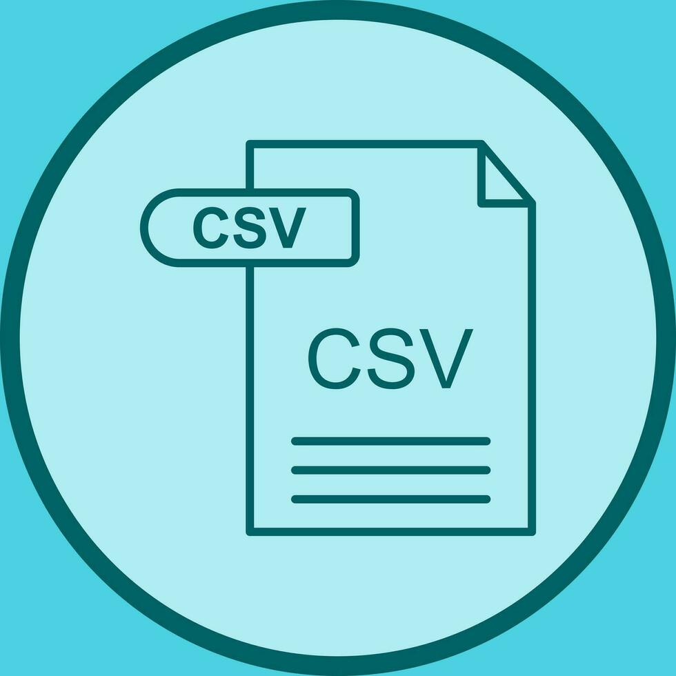 CSV Vector Icon