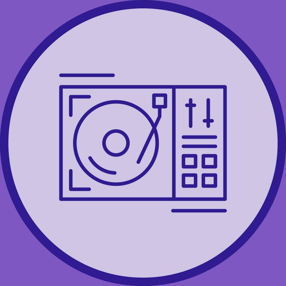 Turntable Vector Icon