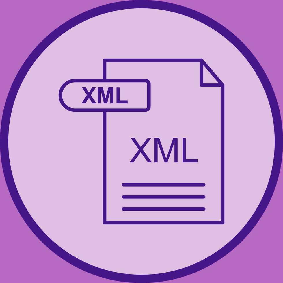 XML Vector Icon