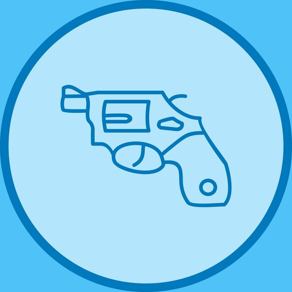 Unique Revolver Vector Icon