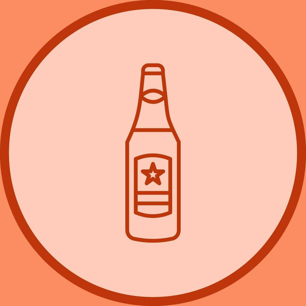 Beer Bottle Vector Icon