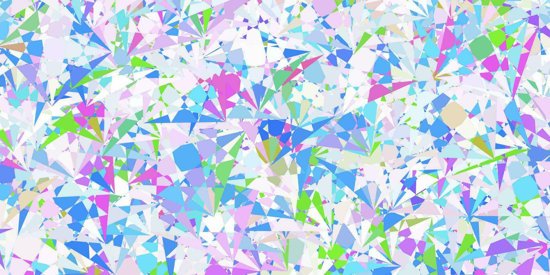 Light Blue, Red vector texture with random triangles.