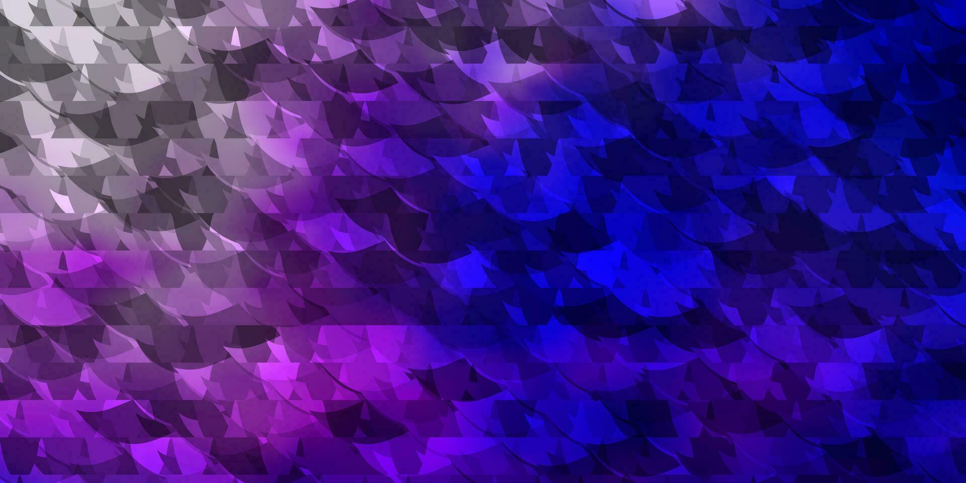 Dark Pink, Blue vector background with polygonal style.