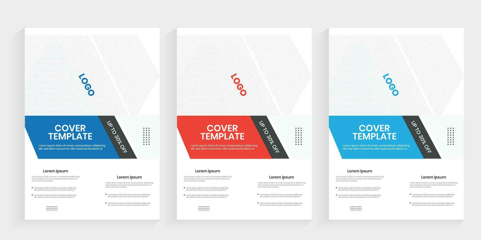 A4 size corporate marketing brochure cover design, A4 size one folded annual report graphics layout vector