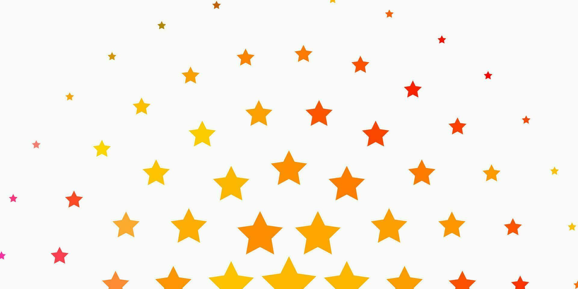 Light Multicolor vector template with neon stars.