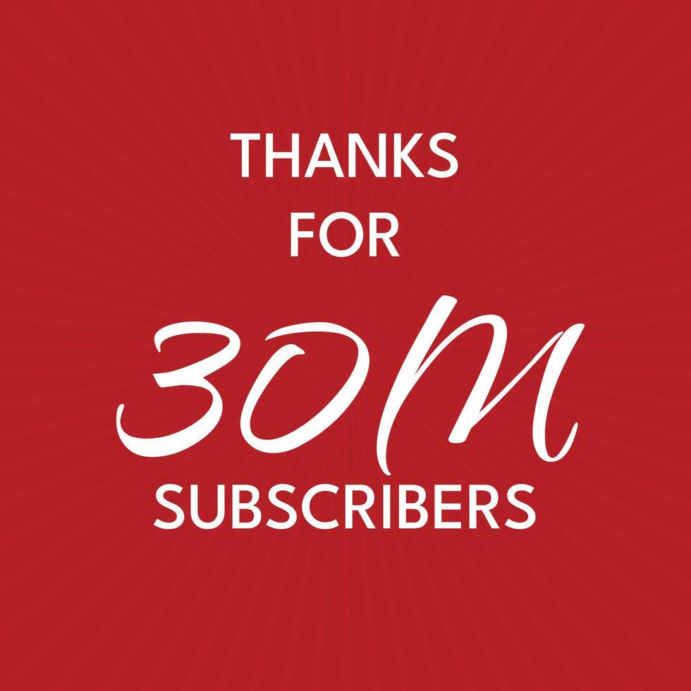 Digital Milestone Celebration Thanking Your Loyal Social Media Subscribers vector