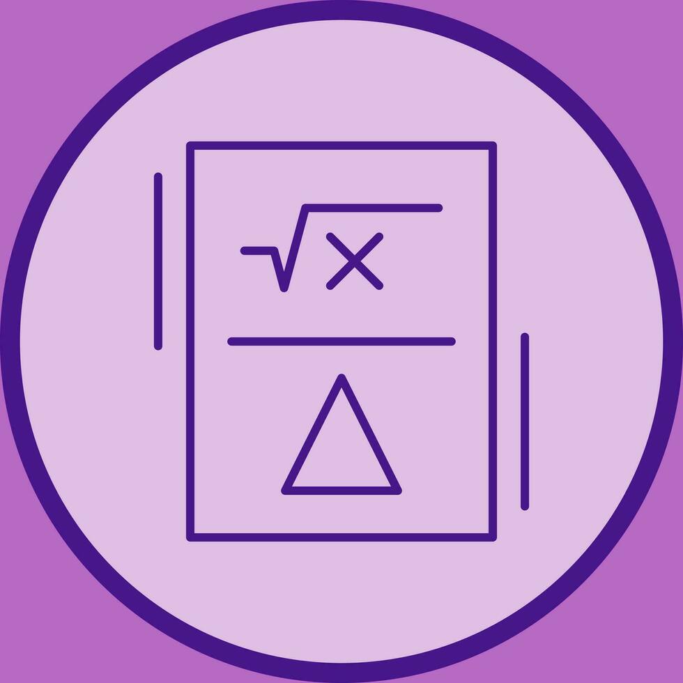 Formula Vector Icon