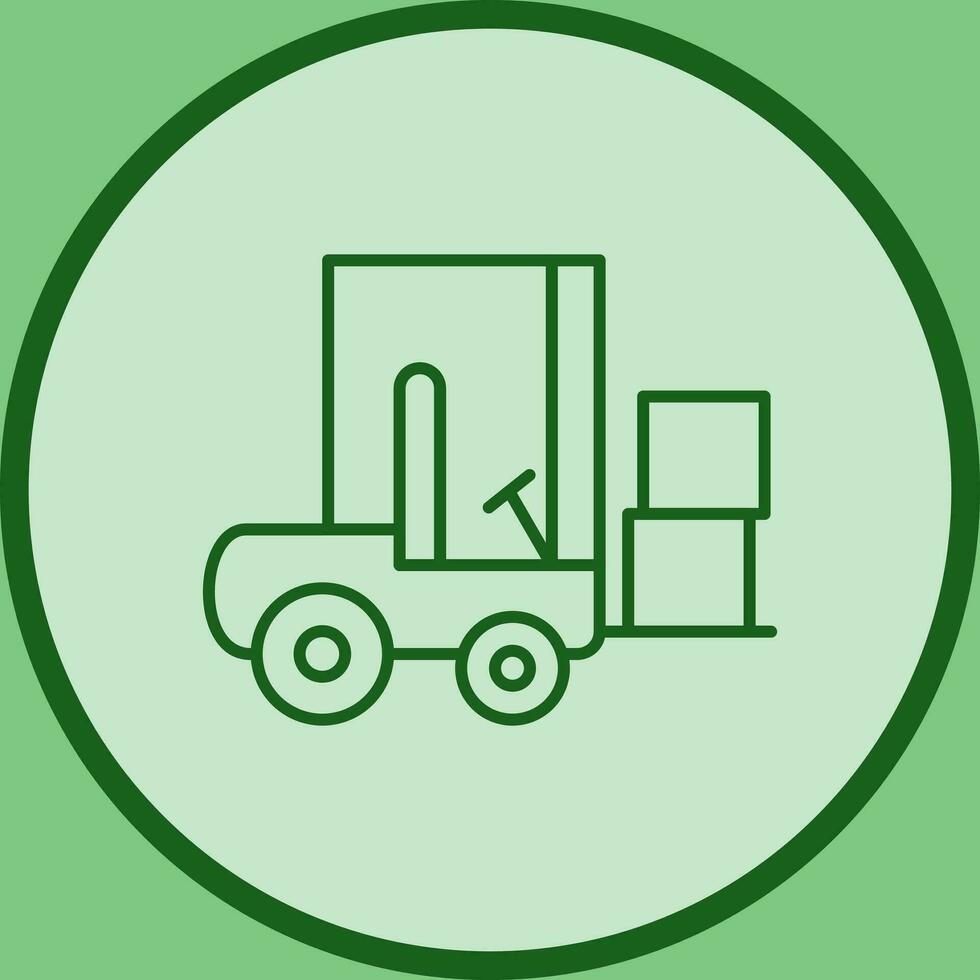 Forklifter Vector Icon