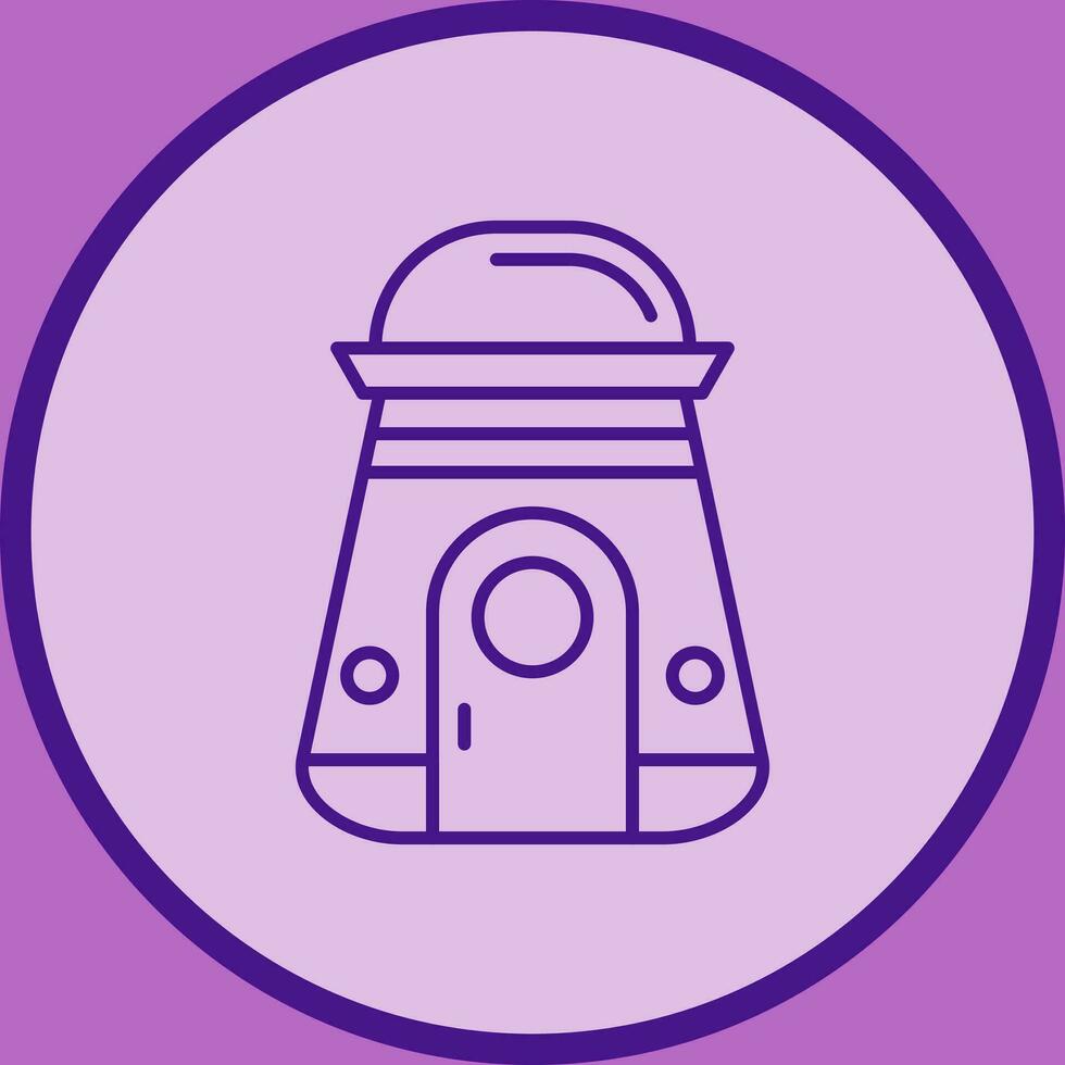 Space Capsule Vector Icon