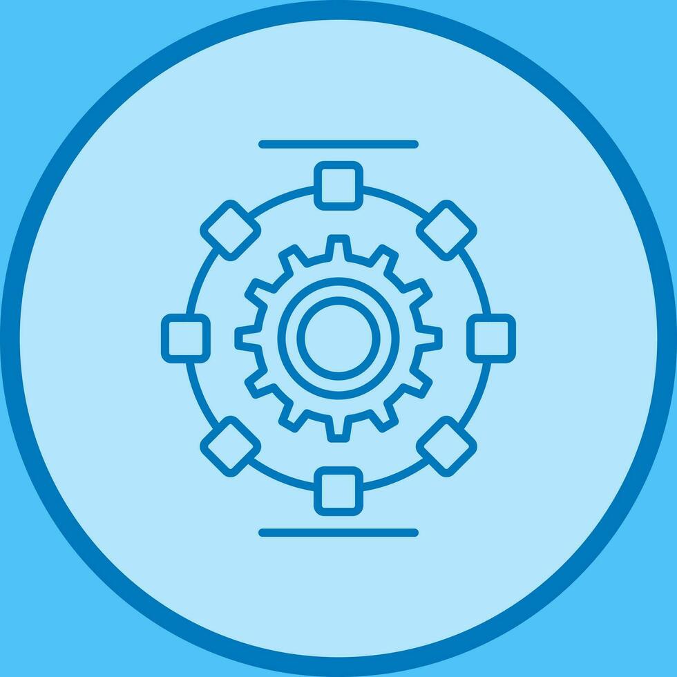 Automated Process Vector Icon