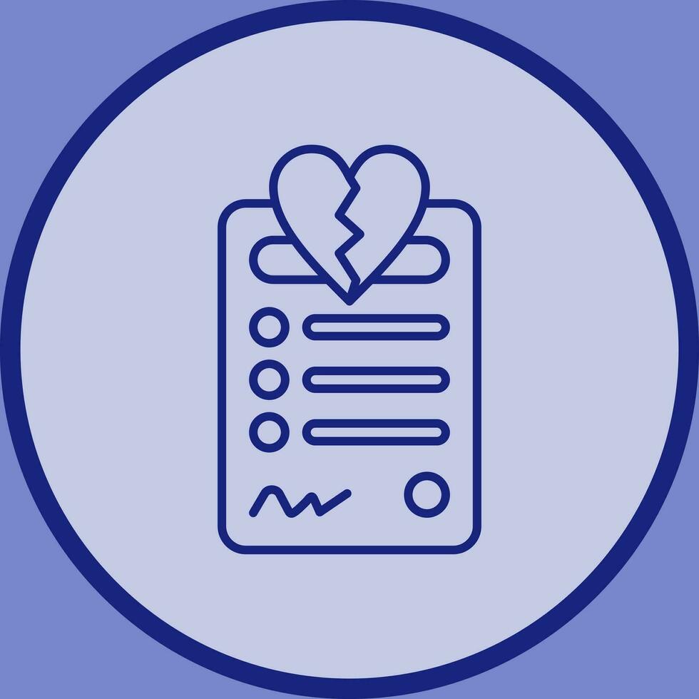 Divorce Vector Icon