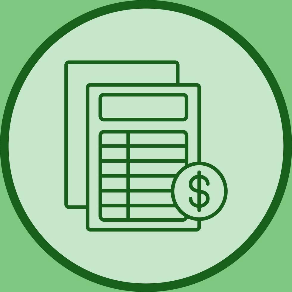 Invoice Vector Icon