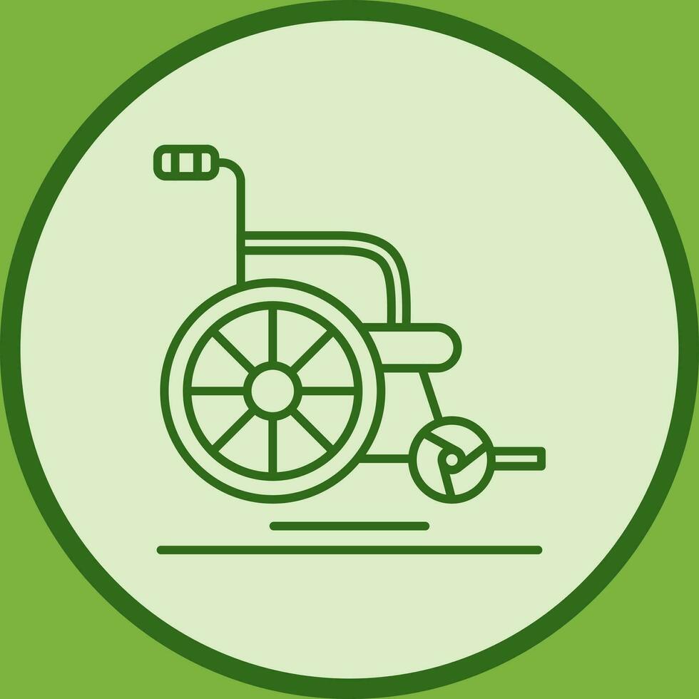 Wheel Chair Vector Icon