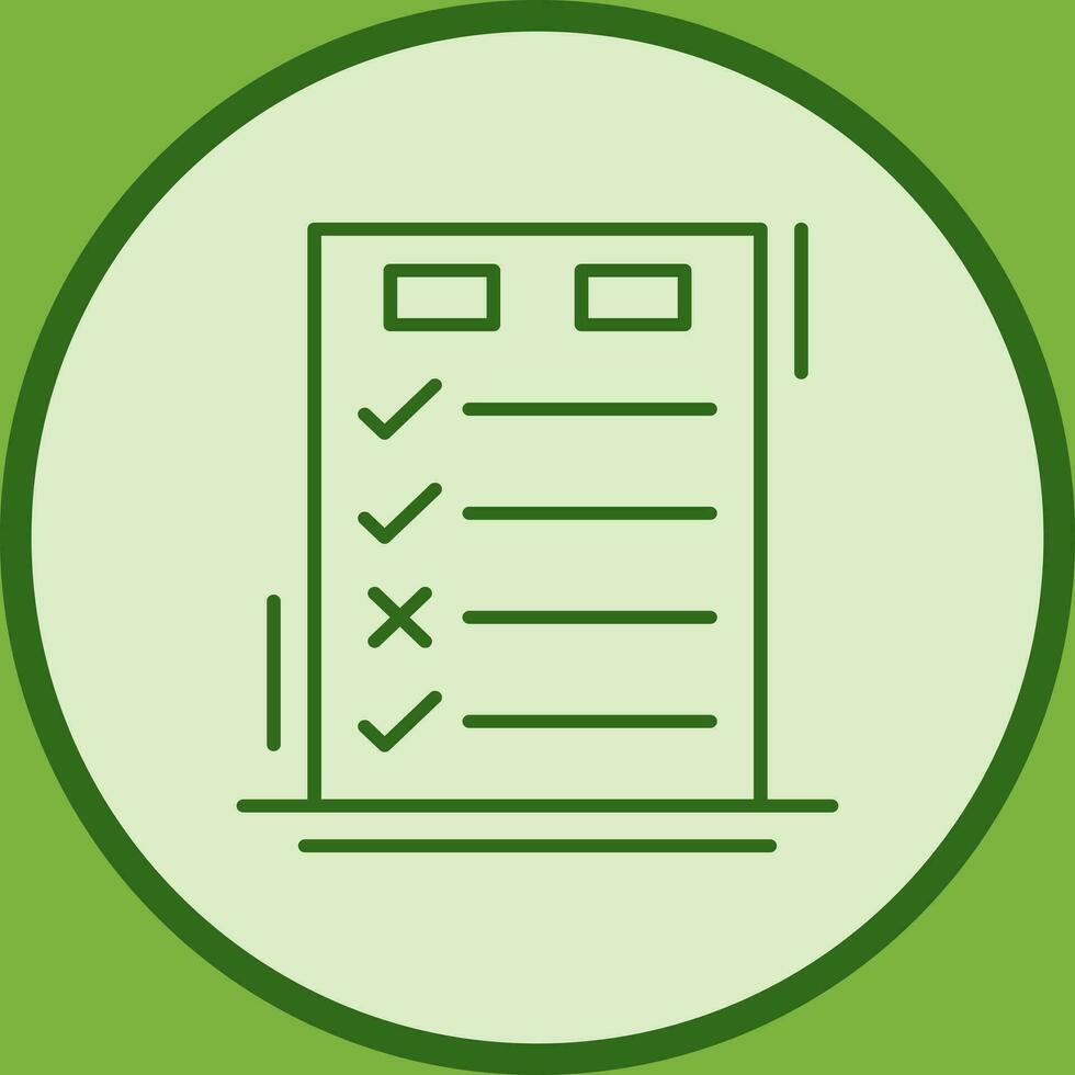 Today to Done CheckList Vector Icon