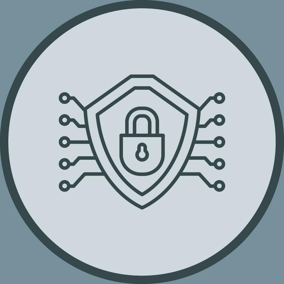 Cyber Security Vector Icon