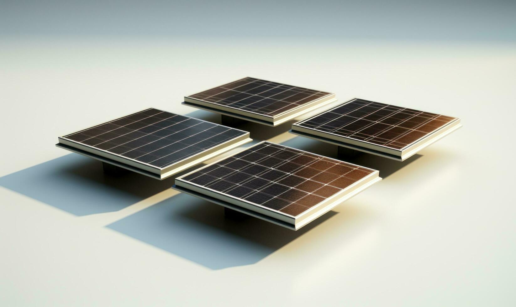 Few solar panels photo